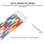 For Samsung Galaxy Watch Active / Active2 40mm / Active2 44mm Adjustable Nylon Braided Elasticity Replacement Strap Watchband, 165mm