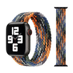 Metal Head Braided Nylon Replacement Watchbands, Size: L 155mm For Apple Watch Series 6 & SE & 5 & 4 40mm / 3 & 2 & 1 38mm, L 155mm 40mm / 38mm