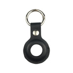 Shockproof Anti-scratch Leather Protective Case Cover Key Chain with Hang Loop For AirTag 2nd Gen / AirTag 1st Gen
