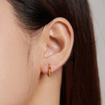 S925 Sterling Silver Heart-shaped Hollow Ear Stud Women Earrings, Heart-shaped Hollow(Gold), Heart-shaped Hollow(Silver)