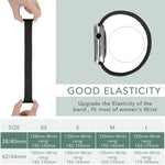 Metal Head Braided Nylon Solid Color Replacement Strap Watchband For Apple Watch Series 6 & SE & 5 & 4 40mm / 3 & 2 & 1 38mm, L 155mm