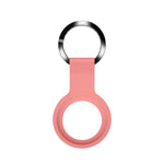 Mutural Liquid Silicone Protective Case with Key Ring for AirTag 2nd Gen / AirTag 1st Gen