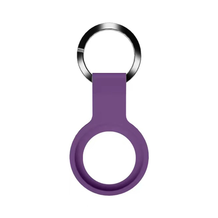 Mutural Liquid Silicone Protective Case with Key Ring for AirTag 2nd Gen / AirTag 1st Gen