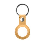 Mutural PU Leather Protective Case with Key Ring for AirTag 2nd Gen / AirTag 1st Gen