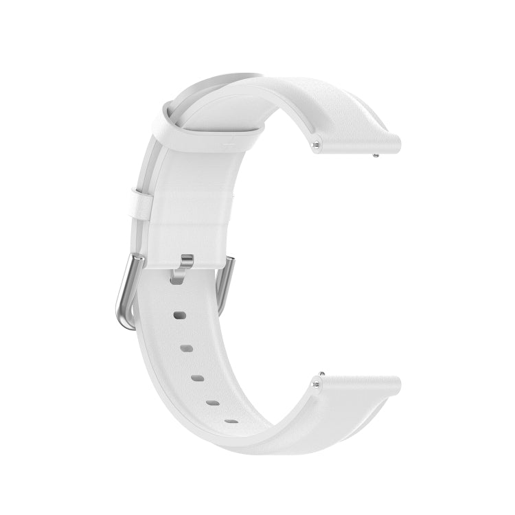 For Huawei Watch 3 / 3 Pro 22mm Round Tail Leather Replacement Strap Watchband