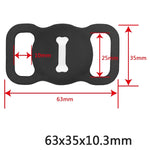 Shockproof Anti-scratch Silicone Case Protective Cover, Style: Bones, For AirTag