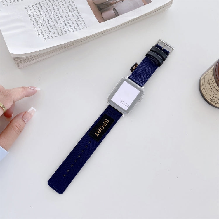 Nylon Replacement Strap Watchband, For Apple Watch Series 7  41mm / & 6 & SE & 5 & 4 40mm, For Apple Watch Series  7  45mm / & 6 & SE & 5 & 4 44mm