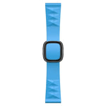 Modern Style Silicone Replacement Strap Watchband For Apple Watch Series 6 & SE & 5 & 4 40mm / 3 & 2 & 1 38mm, Black Buckle, Rose Gold Buckle, Silver Buckle