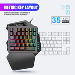 HXSJ V100+A883+P8 One-handed Keyboard + Programming Gaming Mouse + Keyboard Mouse Converter Set, V100+J900+P8