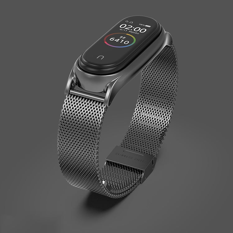For Xiaomi Mi Band 6 / 5 Mijobs Milan Buckle Plus Stainless Steel Watch Band