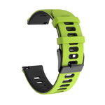 Universal Two-color Silicone Replacement Strap Watchband, 22mm For Xiaomi Haylou RT RS3 LS04 / LS05S, 20mm For Garmin Vivoactive 3 / Venu, 22mm For Garmin Vivoactive 4 / Venu 2