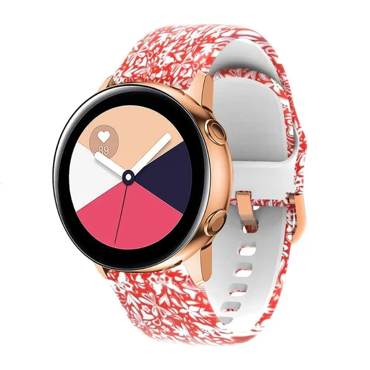 Silicone Printing Replacement Strap Watchband, For Samsung Galaxy Watch 42mm