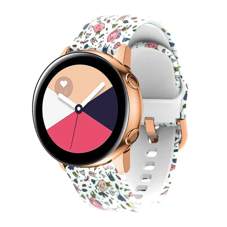 Silicone Printing Replacement Strap Watchband, For Samsung Galaxy Watch 42mm
