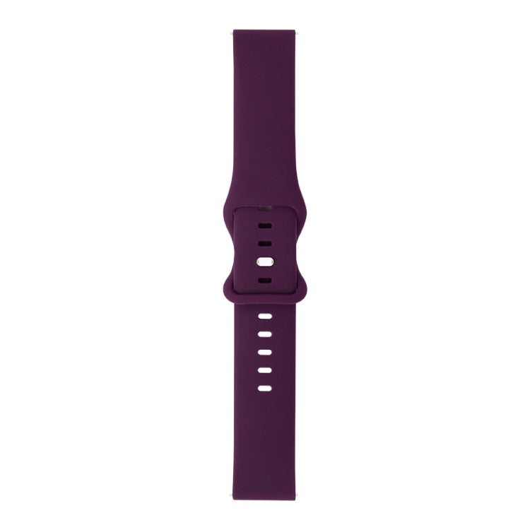 8-buckle Silicone Replacement Strap Watchband, For Samsung Galaxy Watch Active, For Huawei Watch GT 2 42mm, For Huawei Watch GT 2 46mm, For Huawei Watch GT 2e 46mm