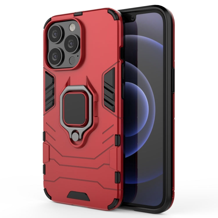 Shockproof PC + TPU Protective Case with Magnetic Ring Holder, For iPhone 13 mini, For iPhone 13, For iPhone 13 Pro, For iPhone 13 Pro Max