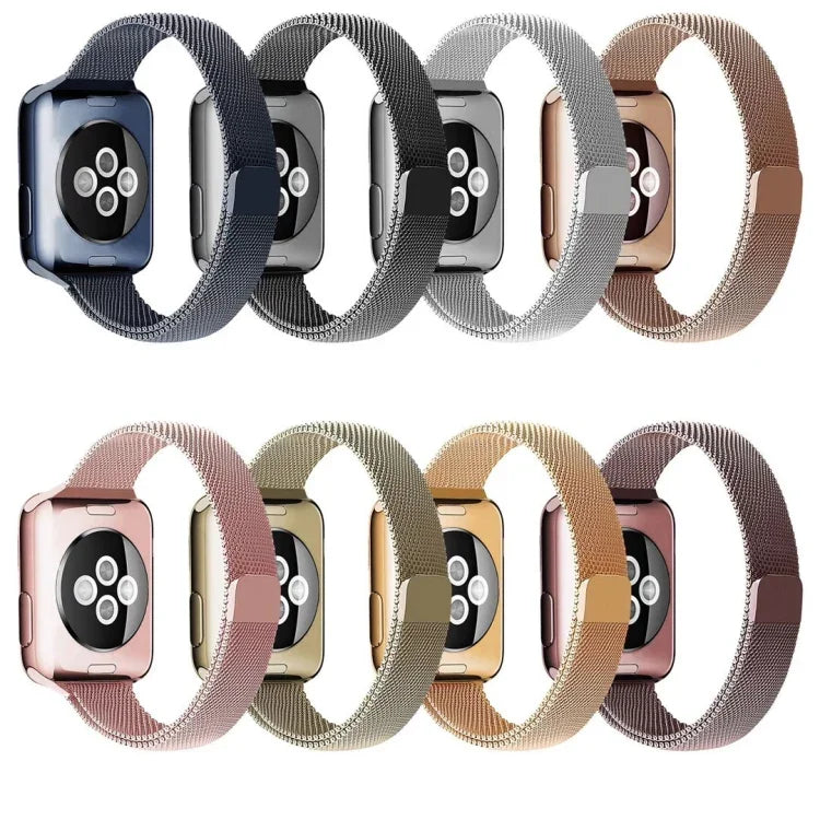 Milan Loopback Small Waist Replacement Watchband For Apple Watch Series, 7 41mm / 6 & SE & 5 & 4 40mm / 3 & 2 & 1 38mm, 7 45mm / 6 & SE & 5 & 4 44mm / 3 & 2 & 1 42mm