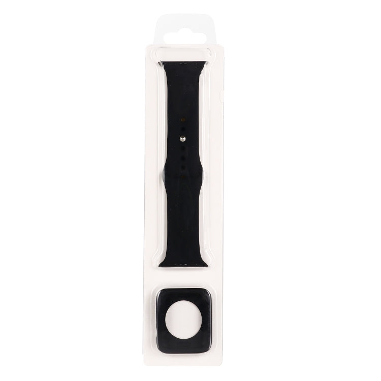 Silicone Replacement Strap Watchband + Watch Protective Case Set, For Apple Watch Series 3 & 2 & 1 38mm, For Apple Watch Series 3 & 2 & 1 42mm