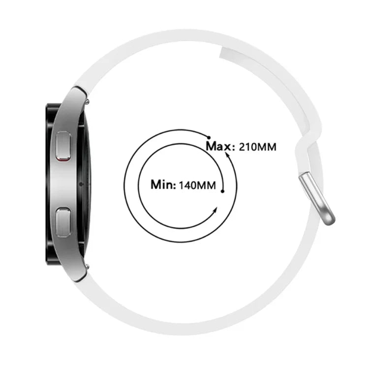 Universal Silicone Colorful Buckle Replacement Strap Watchband, For Samsung Galaxy Watch4 40mm, For Samsung Galaxy Watch4 44mm, For Samsung Galaxy Watch4 Classic 42mm, For Samsung Galaxy Watch4 Classic 46mm