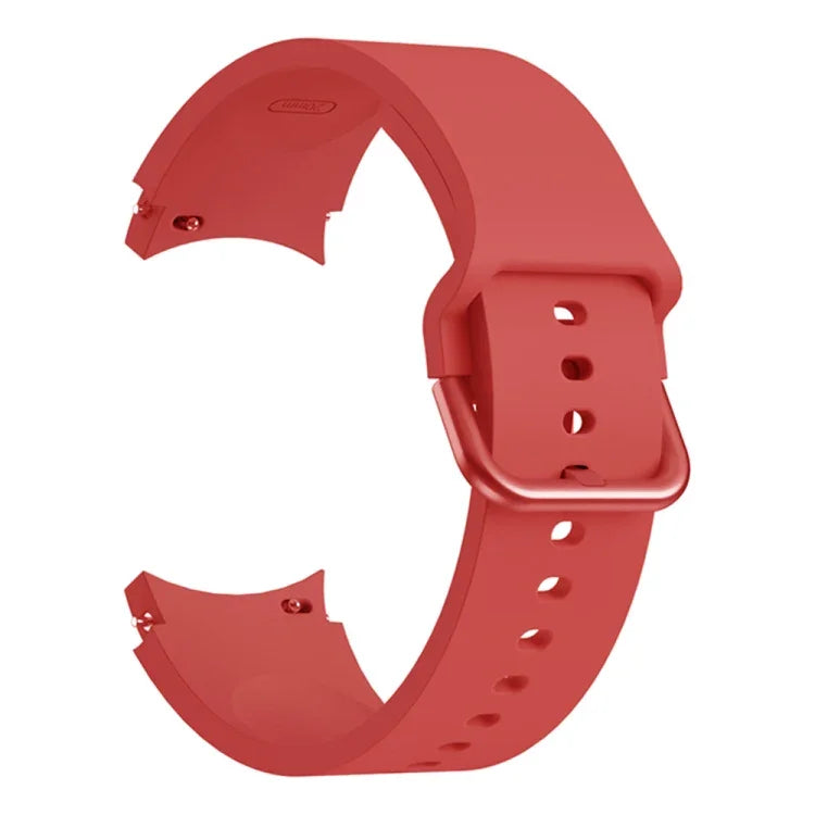 Universal Silicone Colorful Buckle Replacement Strap Watchband, For Samsung Galaxy Watch4 40mm, For Samsung Galaxy Watch4 44mm, For Samsung Galaxy Watch4 Classic 42mm, For Samsung Galaxy Watch4 Classic 46mm