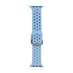 Silicone Replacement Watchband For Apple Watch Series, 7 45mm / 6 & SE & 5 & 4 44mm / 3 & 2 & 1 42mm