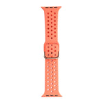 Silicone Replacement Watchband For Apple Watch Series, 7 41mm / 6 & SE & 5 & 4 40mm / 3 & 2 & 1 38mm