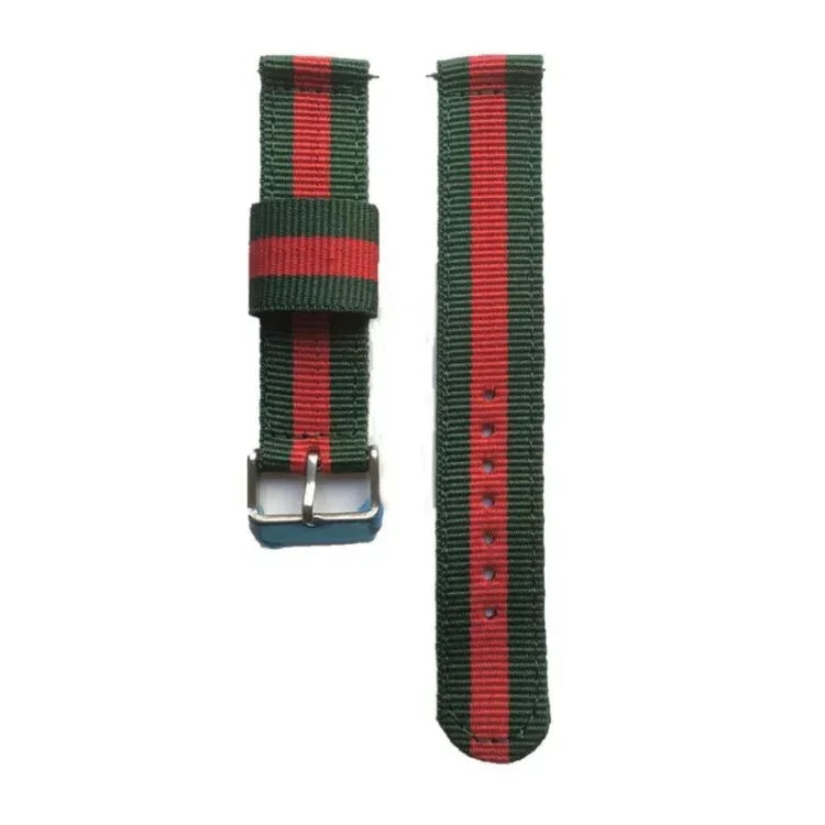 For Samsung Galaxy Watch4 40/44mm & Watch4 Classic 42/46mm Split Nylon Replacement Strap Watchband