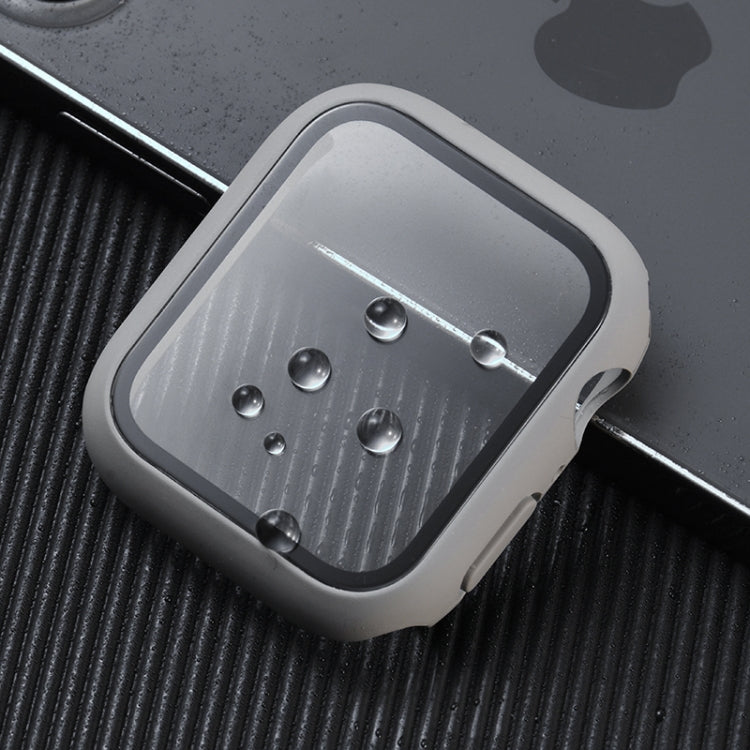 Shockproof PC+Tempered Glass Protective Case with Packed Carton For Apple Watch 44mm(Orange), For Apple Watch Series 6 / 5 / 4 / Watch SE 44mm, For Apple Watch Series 6 & SE & 5 & 4 44mm, For Apple Watch Series 3 & 2 & 1 42mm