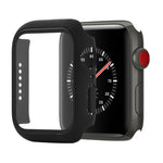 Shockproof PC+Tempered Glass Protective Case with Packed Carton For Apple Watch 44mm(Orange), For Apple Watch Series 6 / 5 / 4 / Watch SE 44mm, For Apple Watch Series 6 & SE & 5 & 4 44mm, For Apple Watch Series 3 & 2 & 1 42mm
