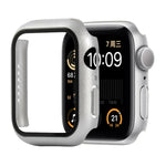Shockproof PC+Tempered Glass Protective Case with Packed Carton For Apple Watch 44mm(Orange), For Apple Watch Series 6 / 5 / 4 / Watch SE 40mm, For Apple Watch Series 3 & 2 & 1 38mm