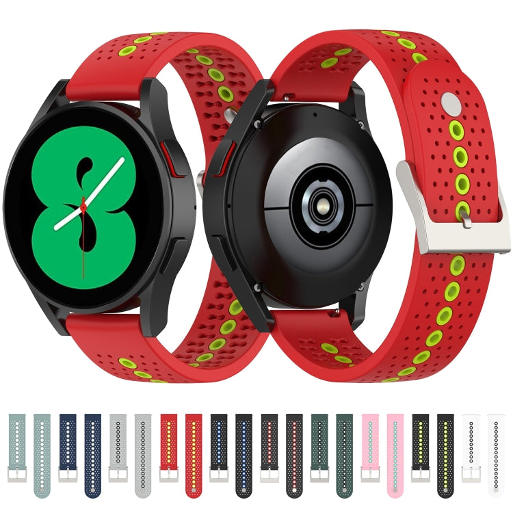 Universal Colorful Hole Silicone Replacement Strap Watchband, 22mm, 20mm, For Suunto 9 Peak