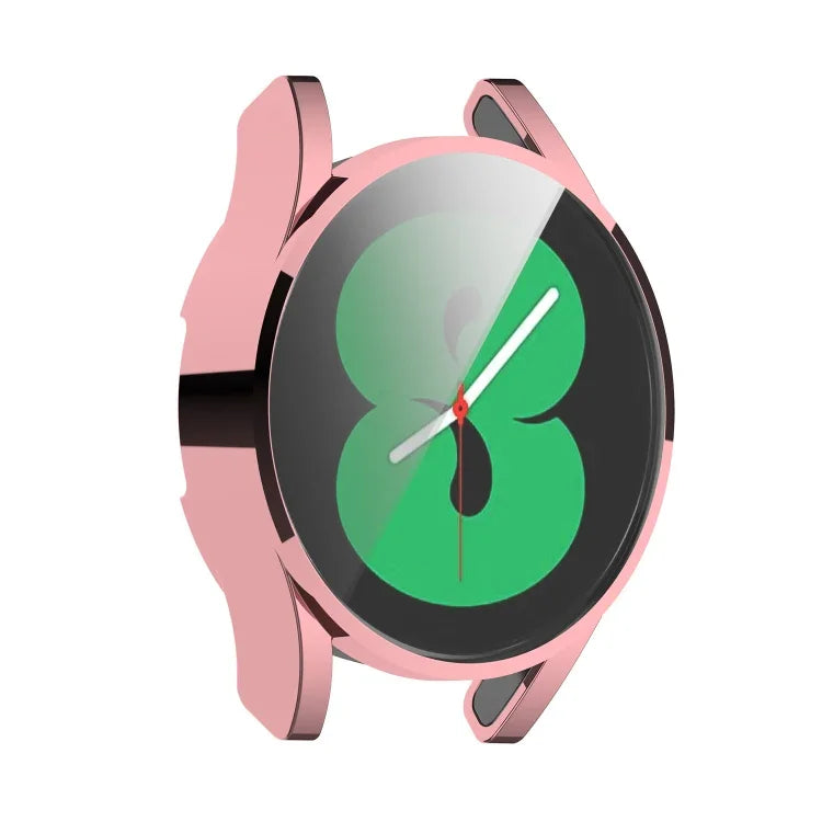 Full Coverage TPU Electroplating Protective Case Cover, For Samung Galaxy Watch4 40mm, For Samung Galaxy Watch4 44mm