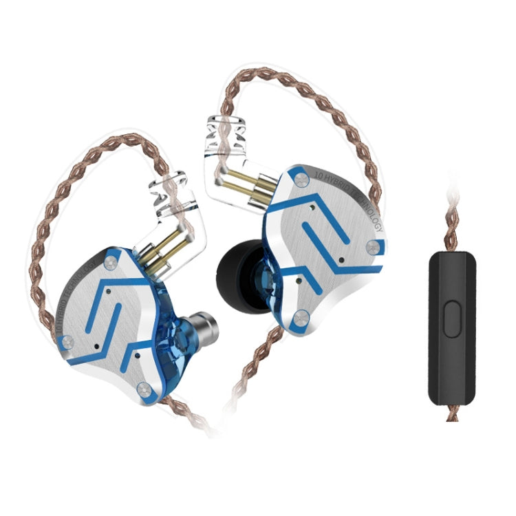 KZ ZS10 Pro 10-unit Ring Iron Gaming In-ear Wired Earphone,, ZS10 Pro Mic Version(Streamer Blue), ZS10 Pro Mic Version(Glare Gold), ZS10 Pro Mic Version(Purple), ZS10 Pro Mic Version(Diamond Blue), ZS10 Pro Standard Version(Black)                      ...