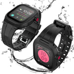RedPepper IP68 Waterproof Screen Protector + Watchband + Protective Case, For Apple Watch Series 6 / 5 / 4 / Watch SE 44mm