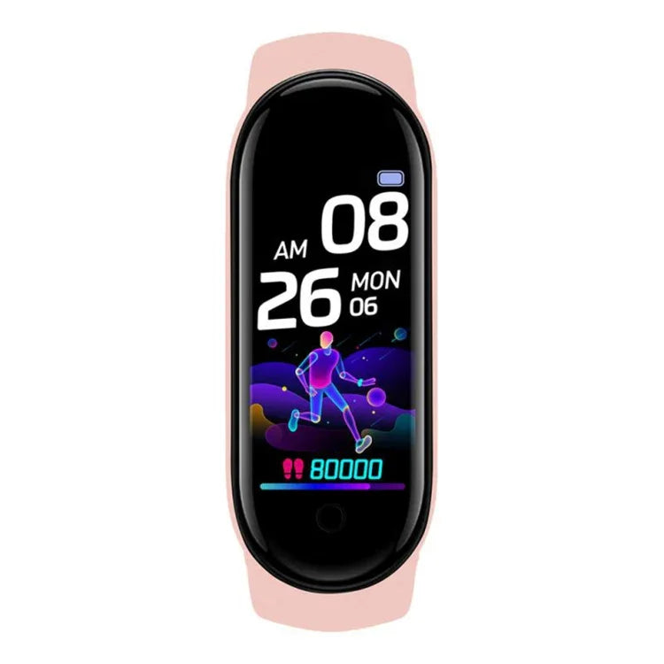 1M7 Sports Smart Bracelet, Support Heart Rate Monitoring & Blood Pressure Monitoring & Sleep Monitoring & Sedentary Reminder, Linear Charging, Magnetic Charging
