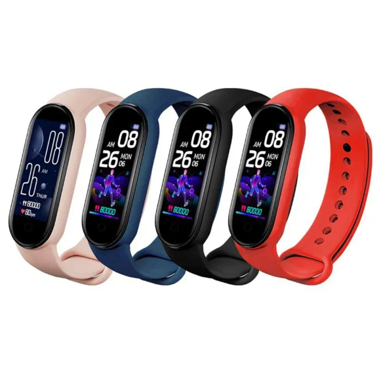 1M7 Sports Smart Bracelet, Support Heart Rate Monitoring & Blood Pressure Monitoring & Sleep Monitoring & Sedentary Reminder, Linear Charging, Magnetic Charging