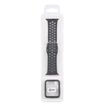 Silicone Replacement Strap Watchband + Protective Case with Screen Protector Set For Apple Watch Series, 3 & 2 & 1 42mm, For Apple Watch Series 6 / 5 / 4 / Watch SE 44mm