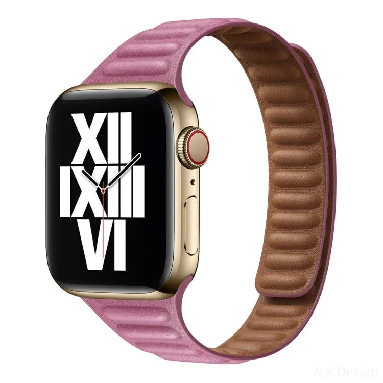 Slimming Loop Magnetic Replacement Watchband For Apple Watch Series, 7 41mm / 6&SE&5&4 40mm / 3&2&1 38mm, 7 45mm / 6&SE&5&4 44mm / 3&2&1 42mm