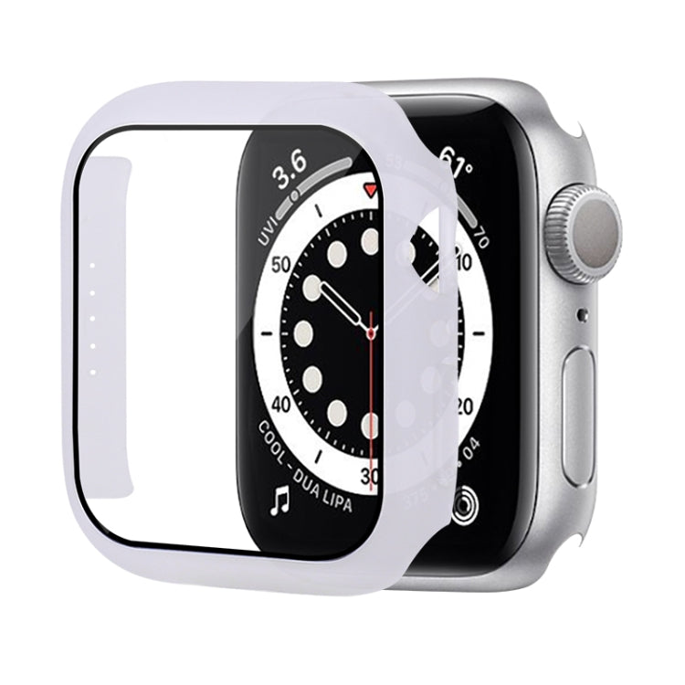Shockproof PC Protective Case with Tempered Glass Film, For Apple Watch Series 9 / 8 / 7 41mm, For Apple Watch Series 9 / 8 / 7 45mm, For Apple Watch Series 8 / 7 41mm