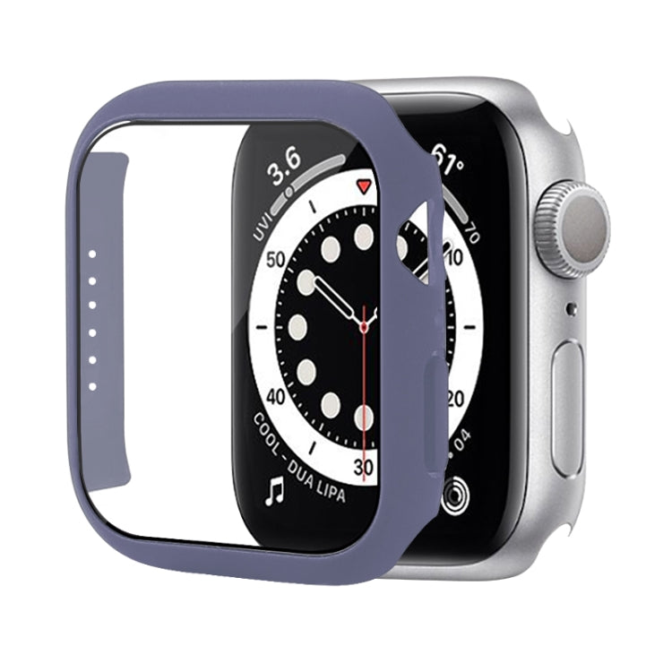 Shockproof PC Protective Case with Tempered Glass Film, For Apple Watch Series 9 / 8 / 7 41mm, For Apple Watch Series 9 / 8 / 7 45mm, For Apple Watch Series 8 / 7 41mm