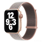 Hook and Loop Fastener Dual Section Replacement Watchband For Apple Watch Series, 7 41mm / 6&SE&5&4 40mm / 3&2&1 38mm, 7 45mm / 6&SE&5&4 44mm / 3&2&1 42mm