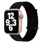 Hook and Loop Fastener Dual Section Replacement Watchband For Apple Watch Series, 7 41mm / 6&SE&5&4 40mm / 3&2&1 38mm, 7 45mm / 6&SE&5&4 44mm / 3&2&1 42mm