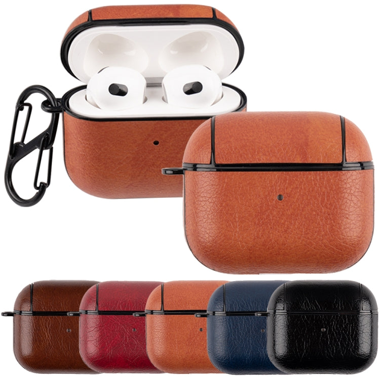 Wireless Earphone Leather Shockproof Protective Case for AirPods 3, For AirPods 3