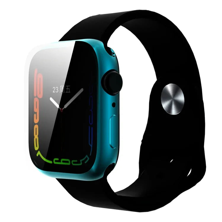 Shockproof TPU All-inclusive Electroplate Protective Case, For Apple Watch Series 9 / 8 / 7 41mm, For Apple Watch Series 9 / 8 / 7 45mm