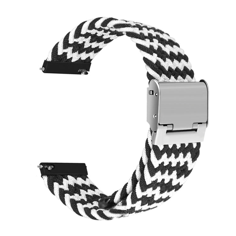 22mm Universal Nylon Braided Metal Buckle Strap, 22mm