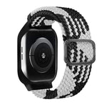 TPU Frame Buckle Braid Integrated Replacement Watchband For Apple Watch Series, 6 & SE & 5 & 4 40mm / 3 & 2 & 1 38mm, 6 & SE & 5 & 4 44mm / 3 & 2 & 1 42mm
