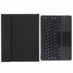 H-097C Touch Bluetooth Keyboard Leather Case with Rear Three-fold Holder, For iPad Pro 11 inch 2021 & 2020 & 2018 / Air 2020 10.9
