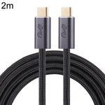 20Gbps USB 3.2 USB-C / Type-C Male to USB-C / Type-C Male Braided Data Cable, 0.5m, 1m, 1.5m, 2m, 3m