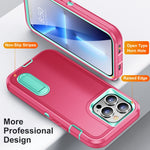 3 in 1 Rugged Holder Phone Case, For iPhone 11 Pro, For iPhone 11 Pro Max