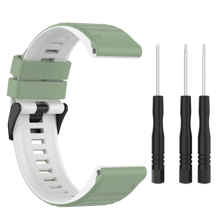 Two-color Silicone Watchband, 22mm, 26mm