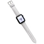 Glossy Leather Watchband For Apple Watch Series, 7 41mm / 6&SE&5&4 40mm / 3&2&1 38mm, 7 45mm / 6&SE&5&4 44mm / 3&2&1 42mm